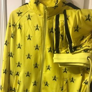 Jeffree Star - Yellow/Black Tracksuit Set (Small)